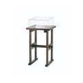 6-040-02/サンプルスタンド 古代色(UK-460) 約幅45×奥行45×高さ89cm/業務用/新品/送料無料