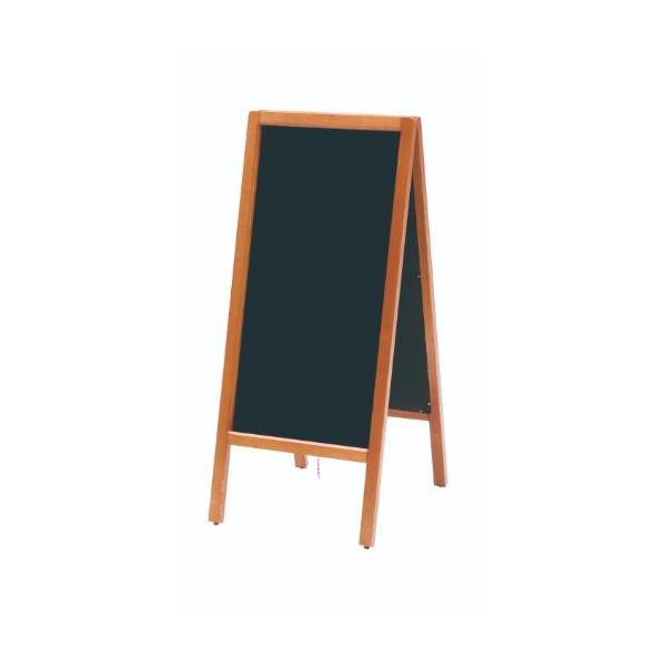 6-025-02/A型看板 スリム 約45×45×H105cm、ボード板面：約38×78cm/業務用/新品/小物送料対象商品