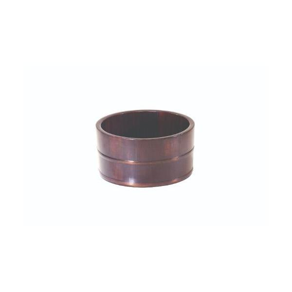 6-115-07/漆 風呂桶 約口径22.5×高さ11.5cm/業務用/新品/小物送料対象商品