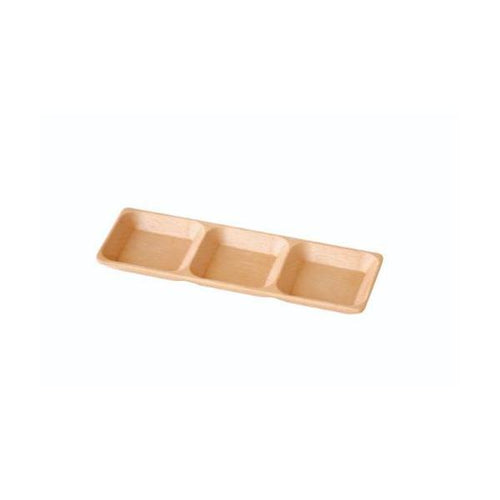 6-056-01/アクセサリープレート スクエア 3穴 約幅23×奥行7.5×高さ2cm/業務用/新品/小物送料対象商品