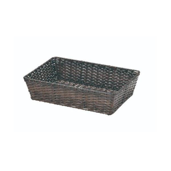 6-112-12/樹脂製 多目的篭 ブラウン 約幅46.5×奥行34×高さ120/業務用/新品/小物送料対象商品