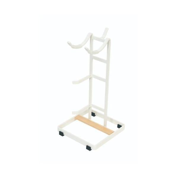 6-053-01/マルチドライヤースタンド ホワイト 約幅15×奥行15×高さ30.8cm/業務用/新品/小物送料対象商品