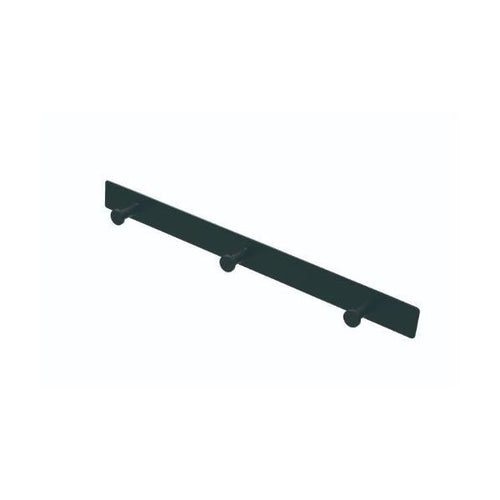 6-071-06/ハンガーフック 3連 マットブラック 約幅40×奥行3.52cm×高さ3.5cm/業務用/新品/小物送料対象商品