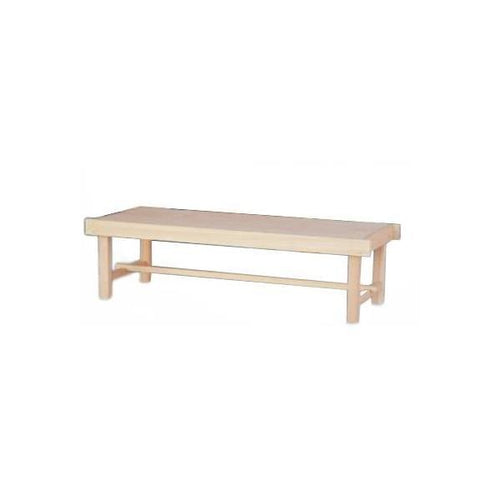 6-083-05/ひのき 床机(無塗装)  約幅150×奥行60×高さ40cm/業務用/新品/送料無料