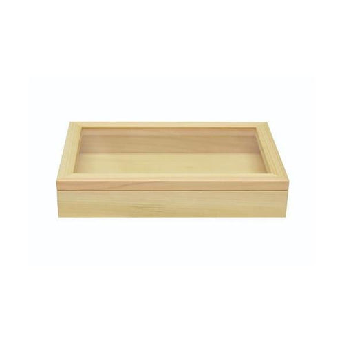 6-056-04/アクセサリーケース ヒノキ 約幅18×奥行14×高さ5.5cm、内寸約16×12×H3.5cm/業務用/新品/小物送料対象商品