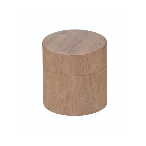 6-056-12/木目 茶筒 大 ウォルナツト 約口径6.4×高さ10.3cm      /業務用/新品/小物送料対象商品
