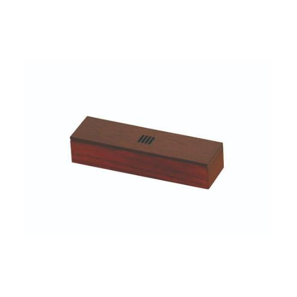 6-063-04/SB 長角菓子入れ タモ ブラウン/格子模様 約幅18×奥行5×高さ3.6cm(身内寸約幅17.2×4.2×高さ2.65cm)/業務用/新品/小物送料対象商品