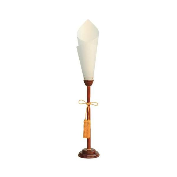 6-086-16/木製燭台 焼桐 H90cm 約口径18×高さ90cm/業務用/新品/送料無料