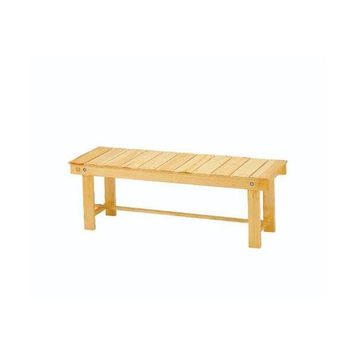 6-083-03/白木縁台 約幅120×奥行40×高さ41cm/業務用/新品/送料無料