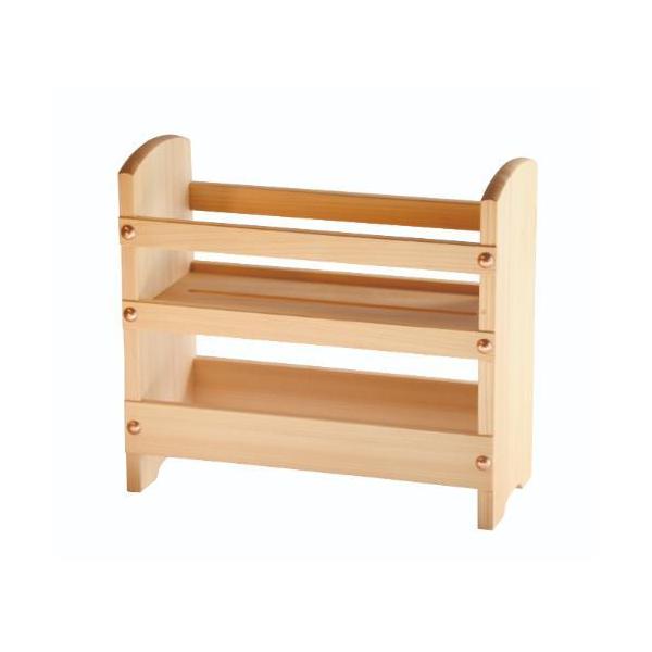 6-113-13/木製シャンプー台 EXP塗装付 約幅27×奥行12×高さ25cm/業務用/新品/小物送料対象商品