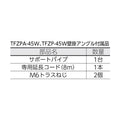 TRUSCO 全閉式アルミハネ工場扇 ゼフィール 壁掛けタイプ TFZPA45W