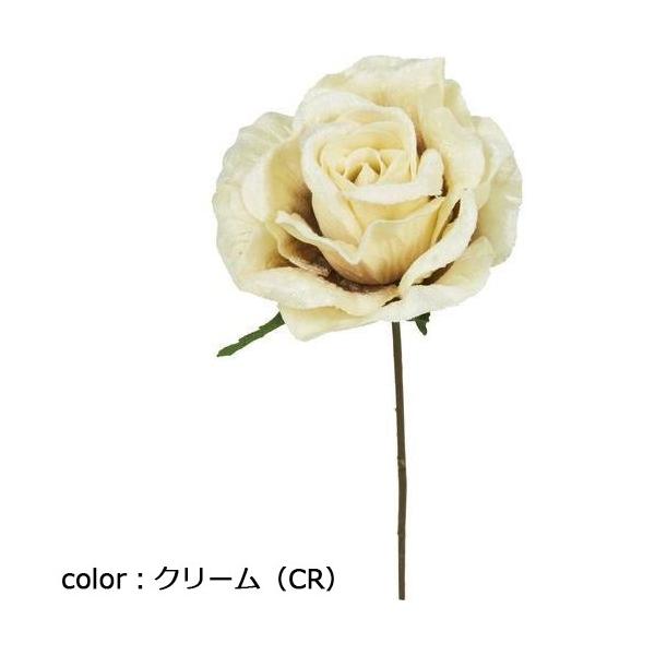 ポピー ベルベットローズピック FA-7320 全長19cm・花径8.5cm