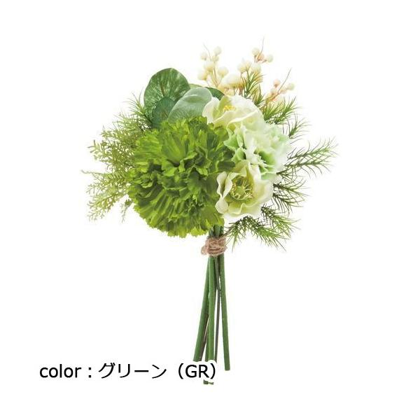 ポピー グリーンフラワーミックスバンドル FB-2516 全長27cm・花径4.5～9cm.幅20cm
