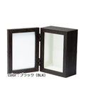 ポピー ボックス&フォトフレームS  MCT-005 オープン：W21.6cm×D5.5cm×H14.5cm クローズ：W10.6cm×D6.8cm×H14.5cm アレンジ面内寸：W8.2cm×D4.5cm×H12cm
