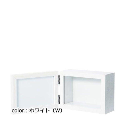 ポピー レクトボックス&フォトフレーム S MCT-036 オープン：W29.2cm×D5.5cm×H10.5cm クローズ：W14.4cm×D6.8cm×H10.5cm アレンジ面内寸W12cm×D4.5cm×H8.2cm