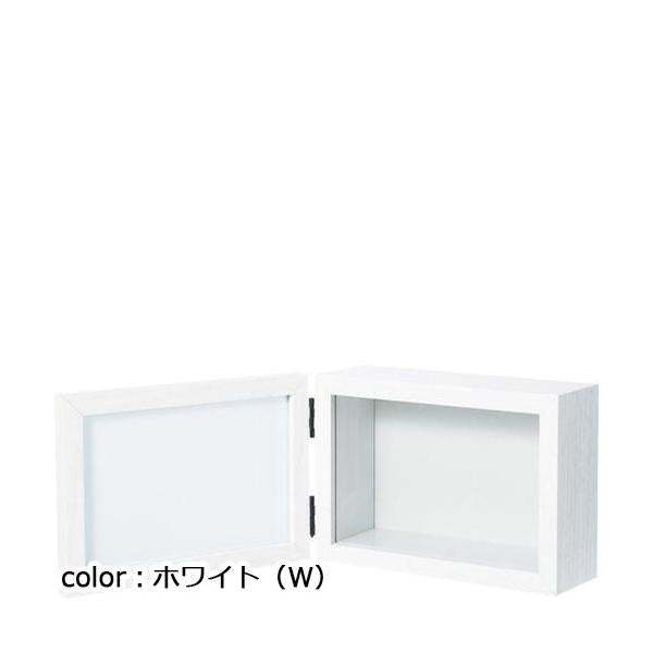 ポピー レクトボックス&フォトフレーム M MCT-037 オープン：W34.2cm×D5.5cm×H11.8cm クローズ：W16.6cm×D6.8cm×H11.8cm アレンジ面内寸W14.4cm×D4.5cm×H9.5cm