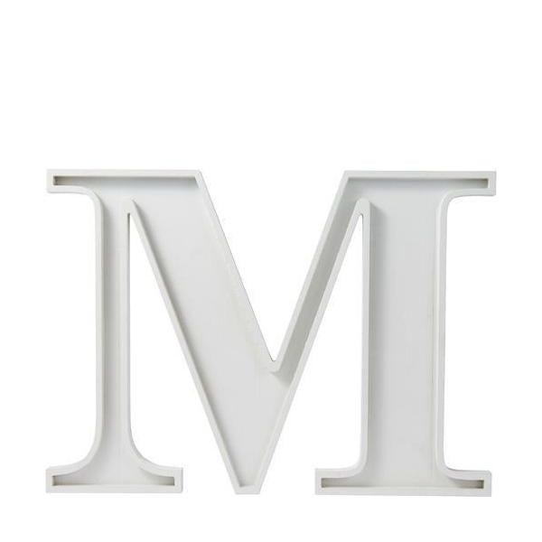 ポピー アルファベットベース M MCY-0375 H30cm・W40cm・D2cm（台座H1cm・W36cm・D7cm）