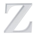 ポピー アルファベットベース Z MCY-0388 H30cm・W28cm・D2cm（台座H1cm・W36cm・D7cm）