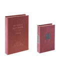 ポピー ブックケースキャンバスR2Pセット MCY-0515 大: W4.5cm×D15.5cm×H24cm 小: W3.5cm×D12cm×H17.5cm