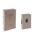 ポピー ブックケースキャンバスNA2Pセット MCY-0524 大：W4.5cm×D15.5cm×H24cm 小：W3.5cm×D12cm×H17.5cm