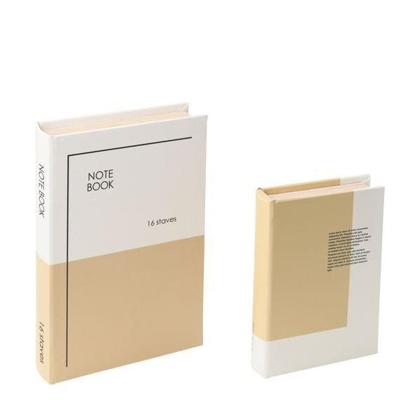ポピー ブックケースノートブックBE2Pセット MCY-0533 大：W5cm x D16cm x H24cm 小：W3.5cm x D12.5cm x H17.5cm