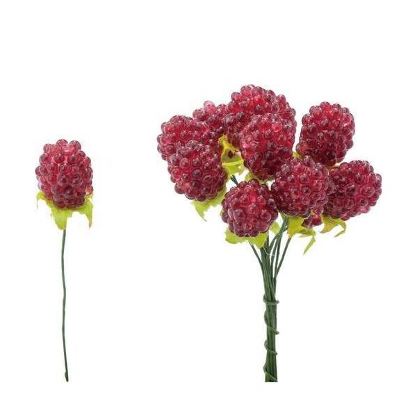 ポピー クリアラズベリーピック12P R MY-027 全長11cm・実径1.5cm