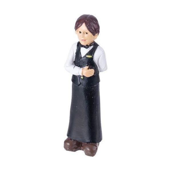 ポピー レジンフィギュアウェイター PDS-8001 W1.5cm×D1.5cm×H6.2cm