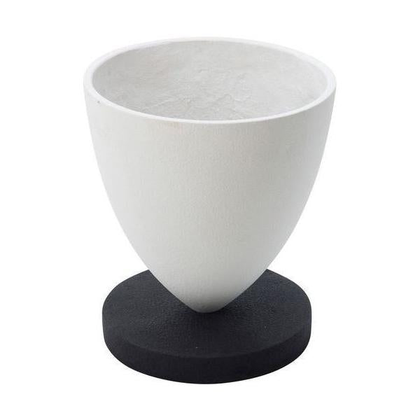 ポピー WHITE BLACK POT L PED-0063 器:φ46cm（内寸:42.5cm）×H50cm