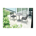 FL-AC2S/KOEKI/フェリー ガーデンチェア 屋外椅子 FL-AC2S 4脚入り 540×615×775×座面高445 新品/送料無料