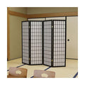 【KOEKI】和風衝立 JP-和風衝立4連こだま ブラック W1800×D20×H1500(mm)/新品/送料無料