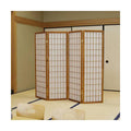 【KOEKI】和風衝立 JP-和風衝立4連ひかり ブラウン W1800×D20×H1500(mm) /新品/送料無料