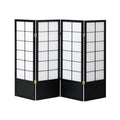 【KOEKI】和風衝立4連 JP-S120-4 ブラック W1800×D20×H1200(mm) /新品/送料無料