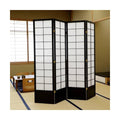 【KOEKI】和風衝立4連 JP-S180-4(BK)/新品/送料無料