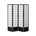 【KOEKI】和風衝立4連 JP-S180-4(BK)/新品/送料無料
