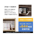 【組立品】VKB-7282 ブックシェルフ 幅595×奥行285×高さ1880 (mm)/新品/送料無料