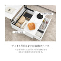 【組立品】VKT-7264 引き出し収納2杯リフトアップ天板 石目調テーブル 幅690×奥行690×高さ330 (mm)/新品/送料無料