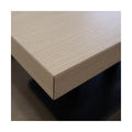 4人用 メラミンテーブル ナチュラル色 【テンポスオリジナル】 幅1200×奥行750×高さ710(mm) 1年保証/業務用新品/送料無料