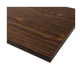 【組立式】 メラミン樹脂エッジ天板 ウォールナット調セット 【テンポスオリジナル】 幅1000×奥行600×高さ707(mm) 1年保証/業務用新品/送料無料
