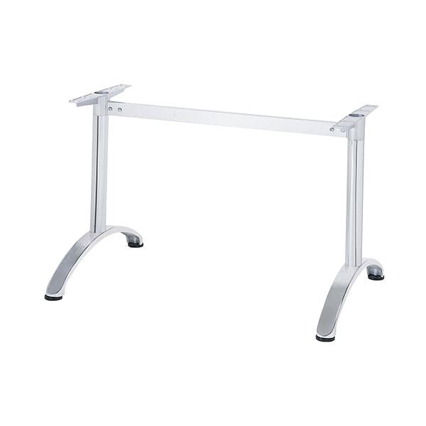 アルミ鋳物テーブル脚 ベースサイズ：A750×高さ700mm迄指定可×間口（芯々）1600mm 品番：BC-S-750 塗装カラー：11 ポール：60φ