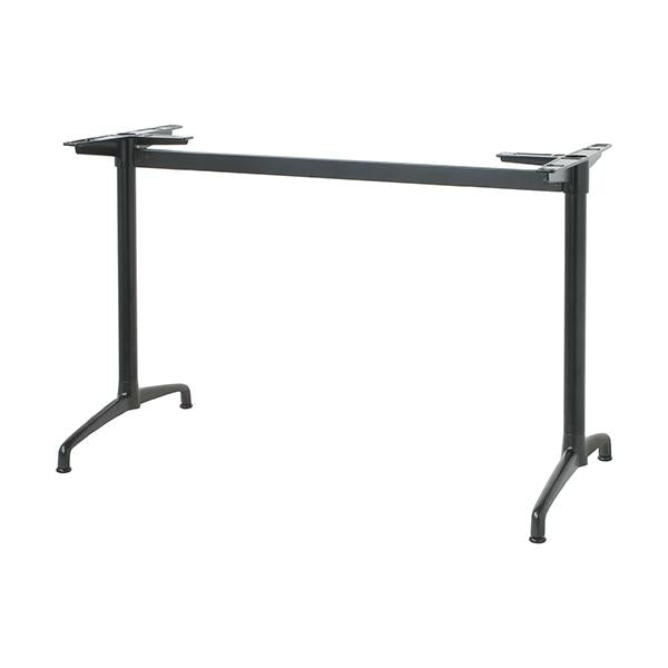アルミ鋳物テーブル脚 ベースサイズ：A703×高さ700mm迄指定可×間口（芯々）1300mm 品番：CL-AS-700 塗装カラー：44 ポール：42φ