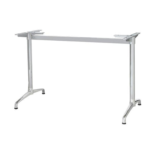アルミ鋳物テーブル脚 ベースサイズ：A703×高さ700mm迄指定可×間口（芯々）1600mm 品番：CL-AS-700 塗装カラー：11 ポール：42φ