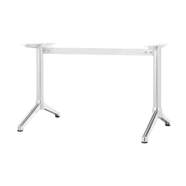 アルミ鋳物テーブル脚 ベースサイズ：A700×高さ700mm迄指定可×間口（芯々）1000mm 品番：DC-Y-700 塗装カラー：18 ポール：60φ