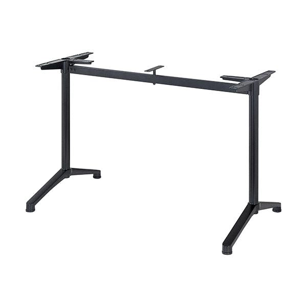 アルミダイキャストテーブル脚 ベースサイズ：A602×高さ700mm迄指定可×間口（芯々）1300mm 品番：MC-S-600 塗装カラー：44 ポール：42φ