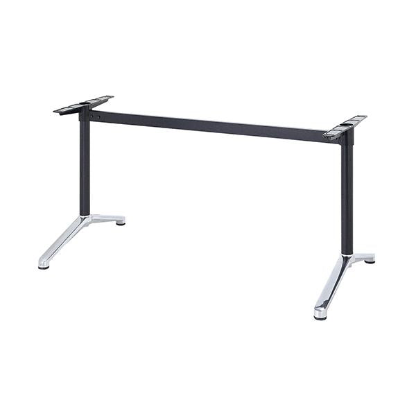 アルミダイキャストテーブル脚 ベースサイズ：A700×高さ700mm迄指定可×間口（芯々）1600mm 品番：MC-S-700 塗装カラー：14 ポール：50φ