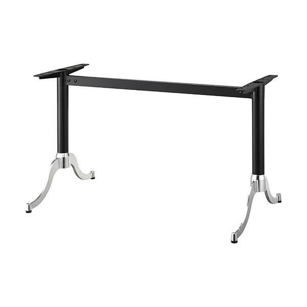 アルミダイキャストテーブル脚 ベースサイズ：700×高さ700mm迄指定可×間口（芯々）：1300mm 品番：MD-S-700 塗装カラー：14 ポール：60φ