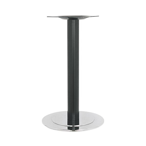 ハヤシ スチールベーステーブル脚 ベースサイズ：A400φ×高さ700mmまで指定可 品番：RSQ-D 塗装カラー：14 ポール：60φ