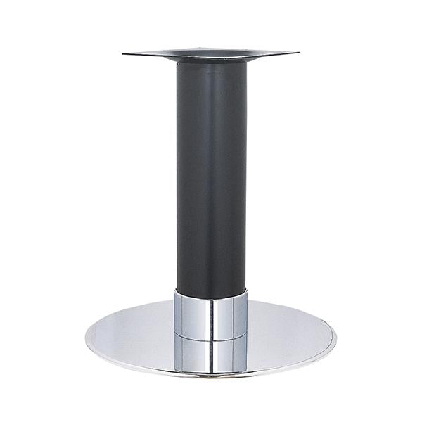 ハヤシ スチールベーステーブル脚 ベースサイズ：A500φ×H20×ポール高さ700mmまで指定可 品番：RSQ-N-L 塗装カラー：141-H ポール：165φ