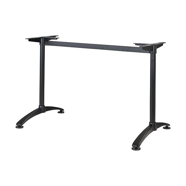 アルミダイキャストテーブル脚 ベースサイズ：A660×高さ700mm迄指定可×間口（芯々）1300mm 品番：S-DX-660 塗装カラー：44 ポール：42φ