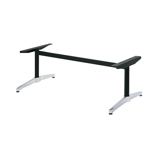 アルミダイキャスト長イス脚 サイズ：A580×高さ450mｍ迄指定可×間口(芯々)1300mm 品番：SD-580-B 塗装カラー：14 ポール：42φ