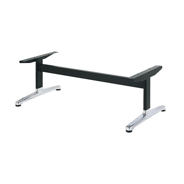 アルミダイキャスト長イス脚 サイズ：A560×高さ450mｍ迄指定可×間口(芯々)1600mm 品番：SD-Y-560-B 塗装カラー：14 ポール：80×25楕円パイプ
